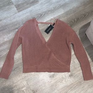 NWT Overlap Sweater